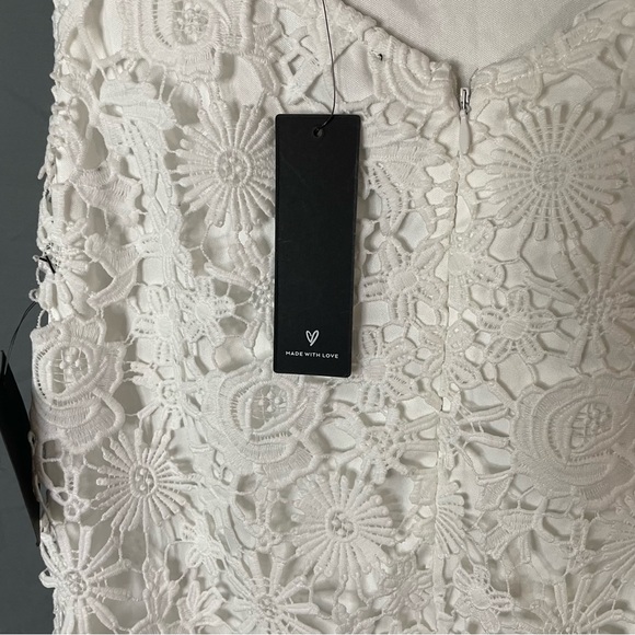 Lulus Romance Language White Backless Lace Dress - Picture 4 of 8